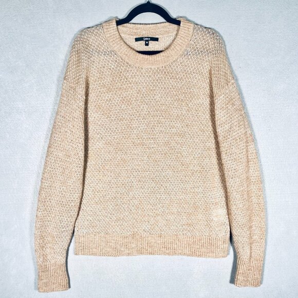 Quince Sweaters - Quince Sweater Womens M Beige Tan Wool Alpaca Tunic Slouchy